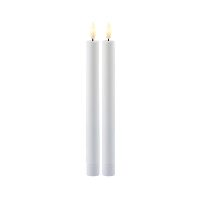 Set de 2 Bougies LED Sille 25 x 2cm à Piles SIRIUS