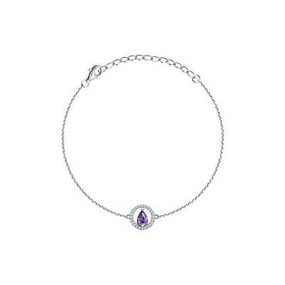 Bracelet en argent 925 et oxyde de zirconium CLEOR