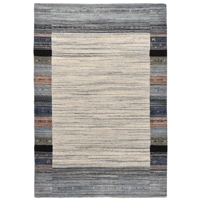 Tapis gabbeh Nebraska, tissé main en laine THEKO