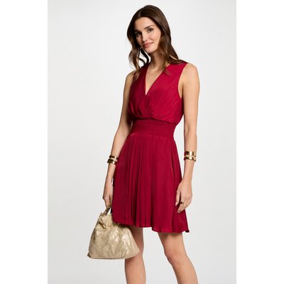 Robe courte droite fluide MORGAN
