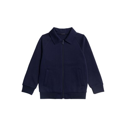 Cardigan zippé message dos IKKS