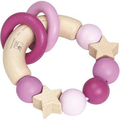 Hochet étoile rose SELECTA