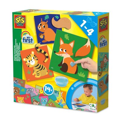 Brinquedo "Colagem de caudas de animais", SES SES