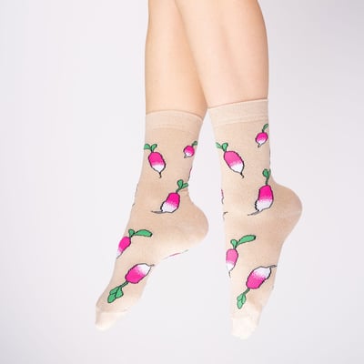 Chaussettes à paillettes RADIS COUCOU SUZETTE