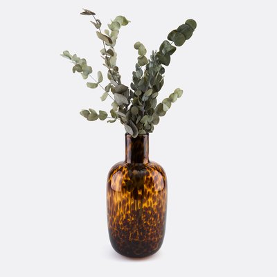Vaas in amberkleurig glas H30cm, Fauvita LA REDOUTE INTERIEURS