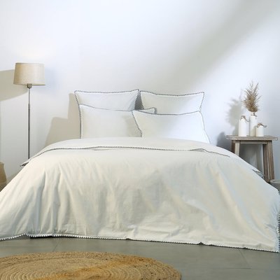 Parure + taies 65x65 percale ZOÉ FEBRONIE