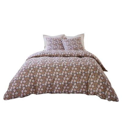 Housse de couette + taies gaze de coton Verone EDEN