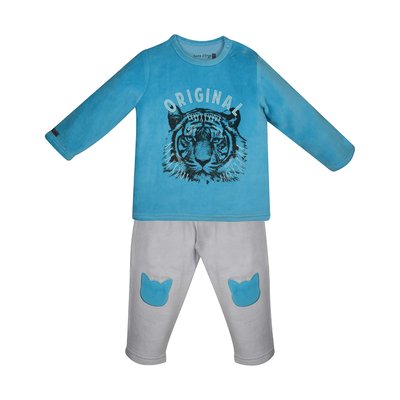 Pyjama 2 pieces faon velours rase SUCRE D'ORGE
