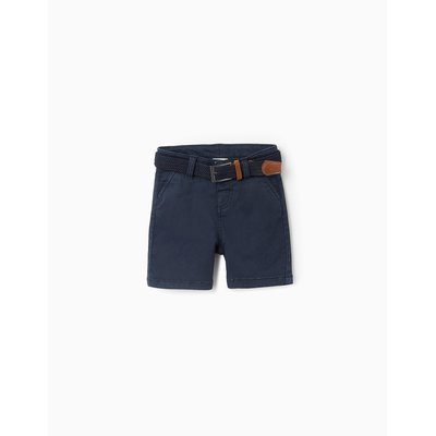 Short en Sergé avec Ceinture ZIPPY