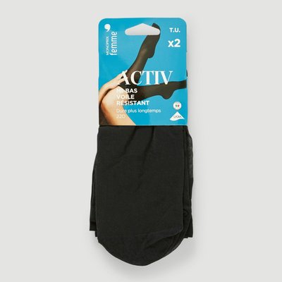 Mi-bas voile résistant MONOPRIX