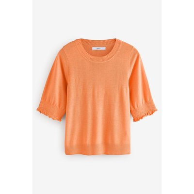 T-shirt ras du cou manches courtes et franges NEXT