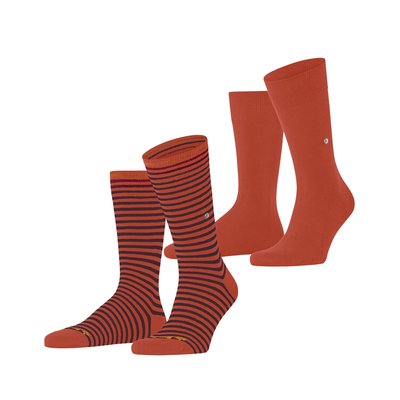 Chaussettes Everyday Stripe 2-Pack Coton Opaque BURLINGTON