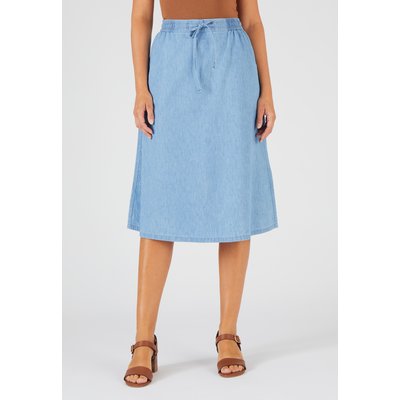 Jupe tissu chambray DAMART