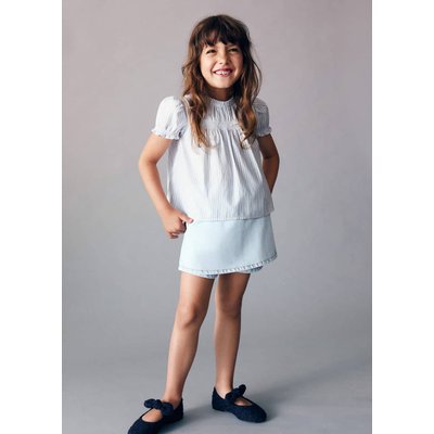 Blouse froncée rayures MANGO BABY