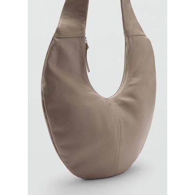 Sac cuir demi-lune MANGO