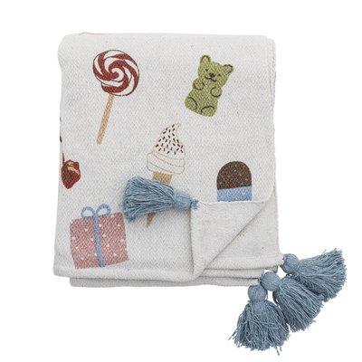 Plaid enfants coton recyclé  Sweets BLOOMINGVILLE