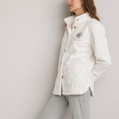 Жакет пижамный из флисового трикотажа под мех LA REDOUTE COLLECTIONS