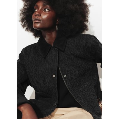 Veste courte léopard PROMOD