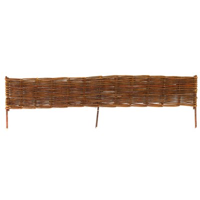 Bordure de jardin en saule tressé 100x35cm SUNNYDAYS