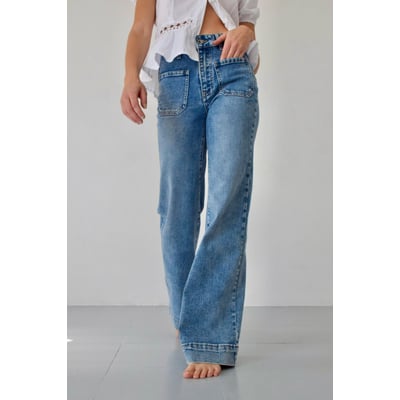 Jean stretch taille mi-haute CLAUDIA MINDTRAVELER