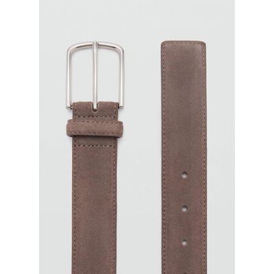 Ceinture cuir suède MANGO MAN