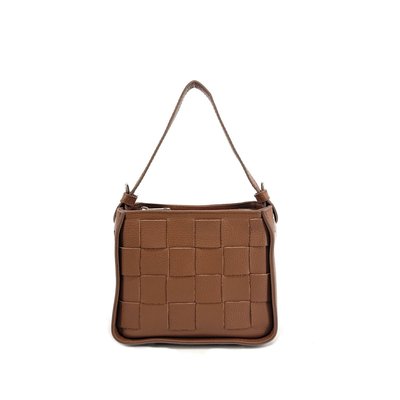 Mini-sac en cuir grainé tressé CHESSY OH MY BAG