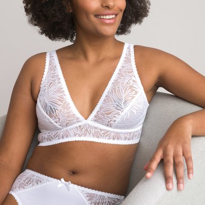 Soutien-gorge foulard sans armatures, en dentelle ANNE WEYBURN