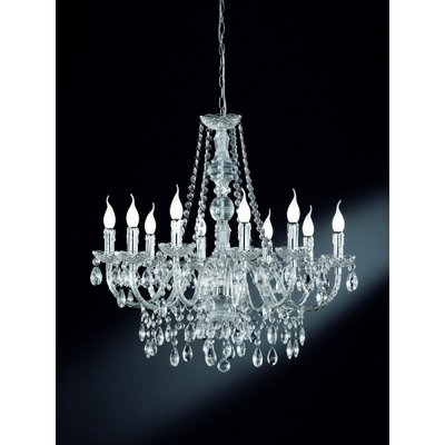 Lustre baroque 10 Lampes TRIO