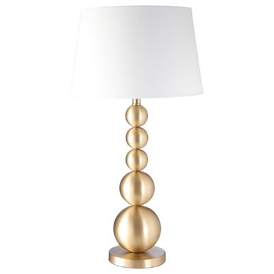 Stacked Gold 5 Orb Table Lamp SO'HOME