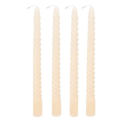 Lot de 4 bougie-bâtons TWIST MANY ATMOSPHERA
