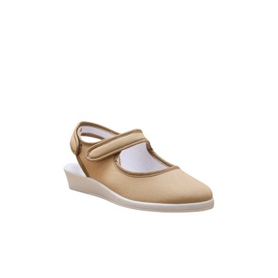 Sandales ouverture totale textile PEDICONFORT
