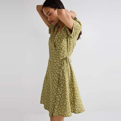 Robe portefeuille cache coeur La Redoute