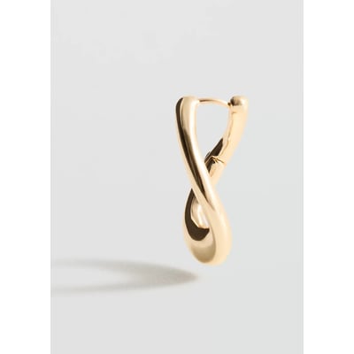 Boucles d’oreilles demi-créoles en acier inoxydable MANGO