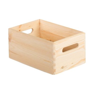 Caisse Rangement Sans Couvercle Pin H14 Cm X L20 Cm X P30 Cm ASTIGARRAGA