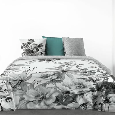 Housse de couette 240x220 Gallica + 2 taies coton 57 fils DECORATIE