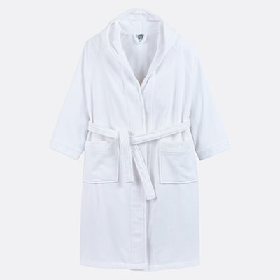 Trizie 450 G/m2 Velvet Terry Hooded Bathrobe LA REDOUTE INTERIEURS