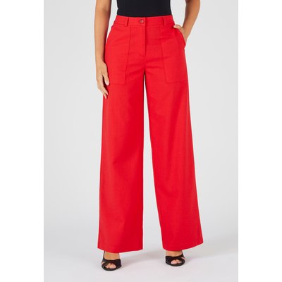 Pantalon mélange lin et coton DAMART