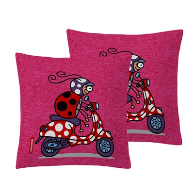 2 Taies d'oreiller 100% coton MARYMOTO KUKUXUMUSU