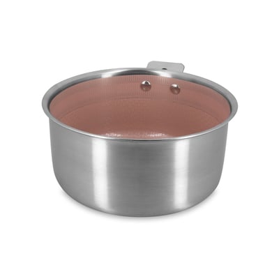 Casserole 18cm en acier inoxydable, AGLAE MENASTYL