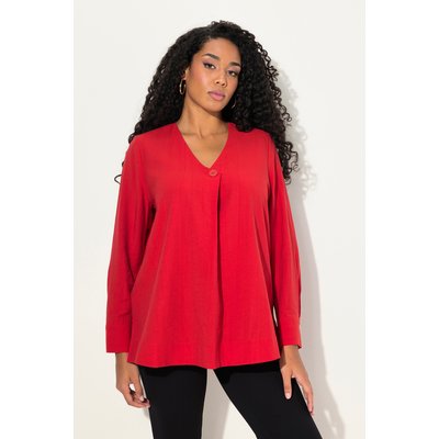 Blouse manches longues, matière texturée ULLA POPKEN