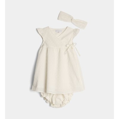 Ensemble 3 Pièces Bloomer Bidris Robe Portefeuille À Broderie CADET ROUSSELLE