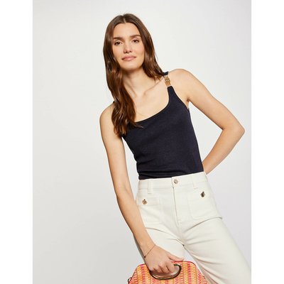Tank top met smalle schouderbandjes MORGAN