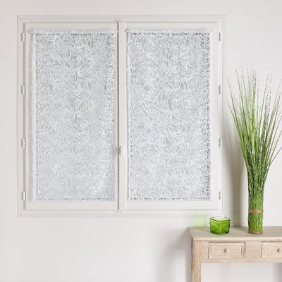 Modulable maille 100% polyester motif feuille HOME MAISON