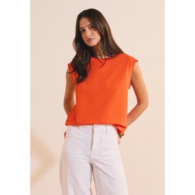 T-shirt sans manches en coton ANTOINE TS ETAM