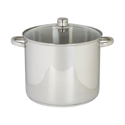 Faitout Traiteur Inox Avec Couvercle 14 Litres 28 Cm ABSOLUMENT MAISON