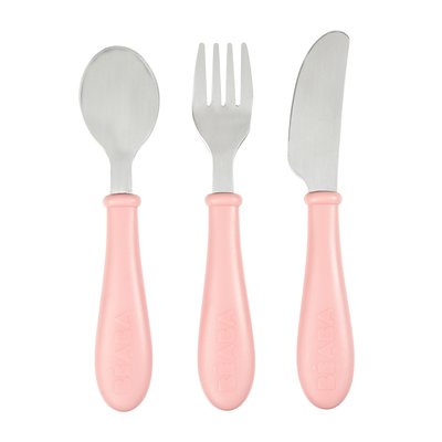 Set de 3 couverts en inox BEABA