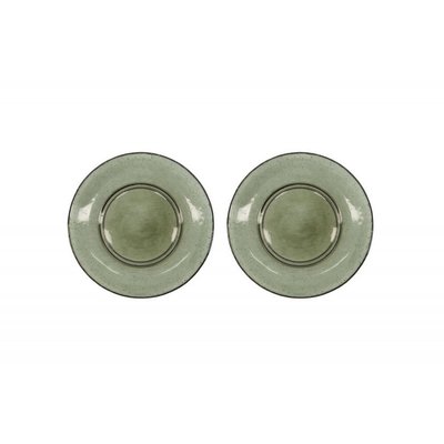 Petite assiette verre  Rain set de 2 HOUSE DOCTOR