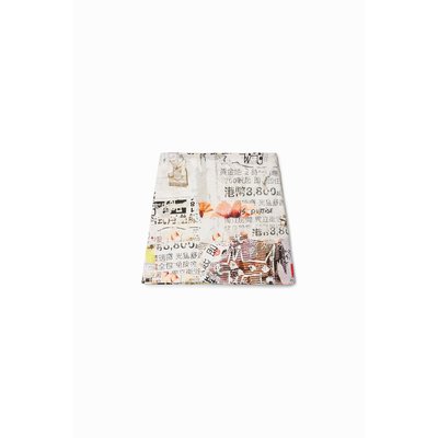 Desigual - Minijupe à découpes de journaux DESIGUAL
