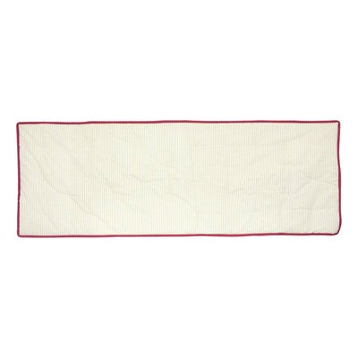 Matelas de sol 180x60cm en coton FLEUR DE ROSE ATMOSPHERA