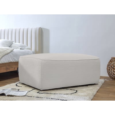 Pouf tissu imitation fourrure, ANGORA BOBOCHIC